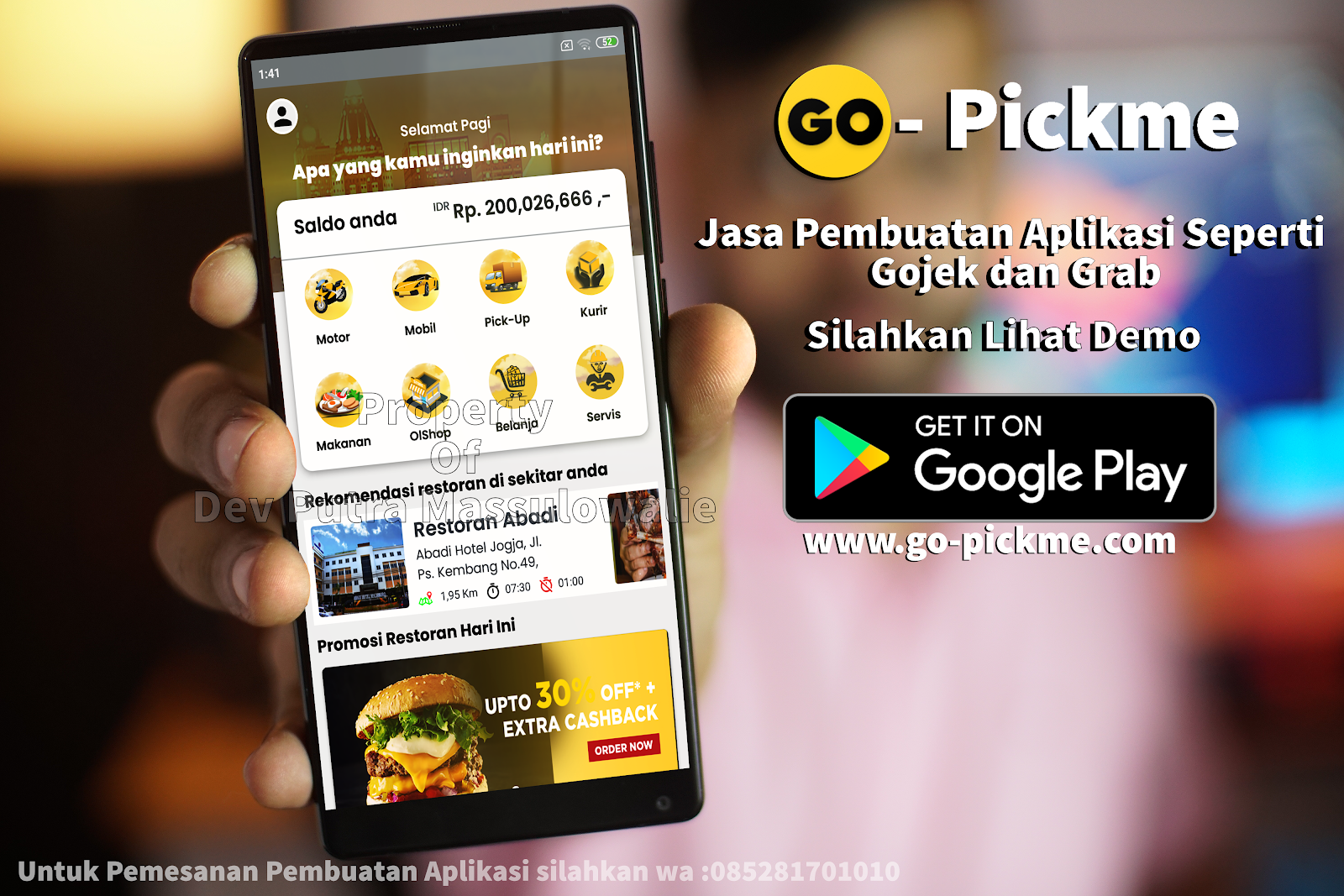 Source Code Aplikasi Android Seperti Gojek Grab Dan Uber Menggunakan Android Studio Dev Putra Massulowalie