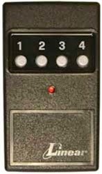 Linear DT-4A 4-Button Remote Control with Visor Clip