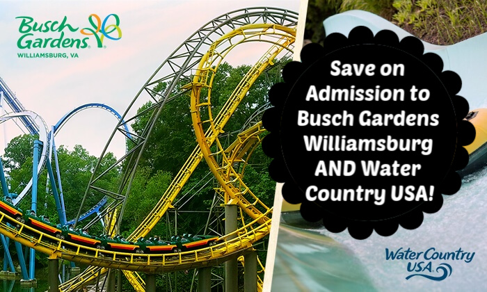 Discount Admission To Busch Gardens Williamsburg Vacation Deals