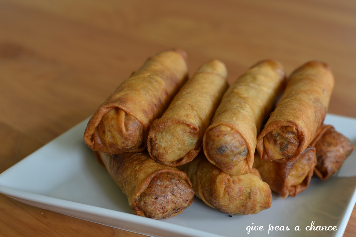Give Peas a Chance Lao Style Egg Rolls
