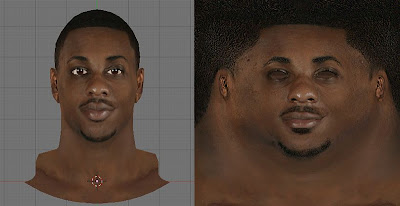 NBA 2K13 Mario Chalmers Face Texture