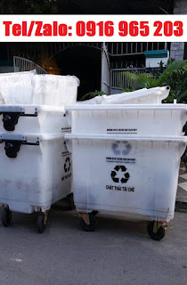 thùng đựng rác thải tái chế 660 lít