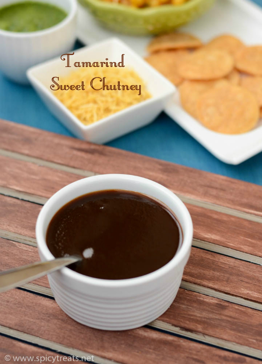 Spicy Treats Tamarind Sweet Chutney Recipe(No Dates) Imli Ki Meethi