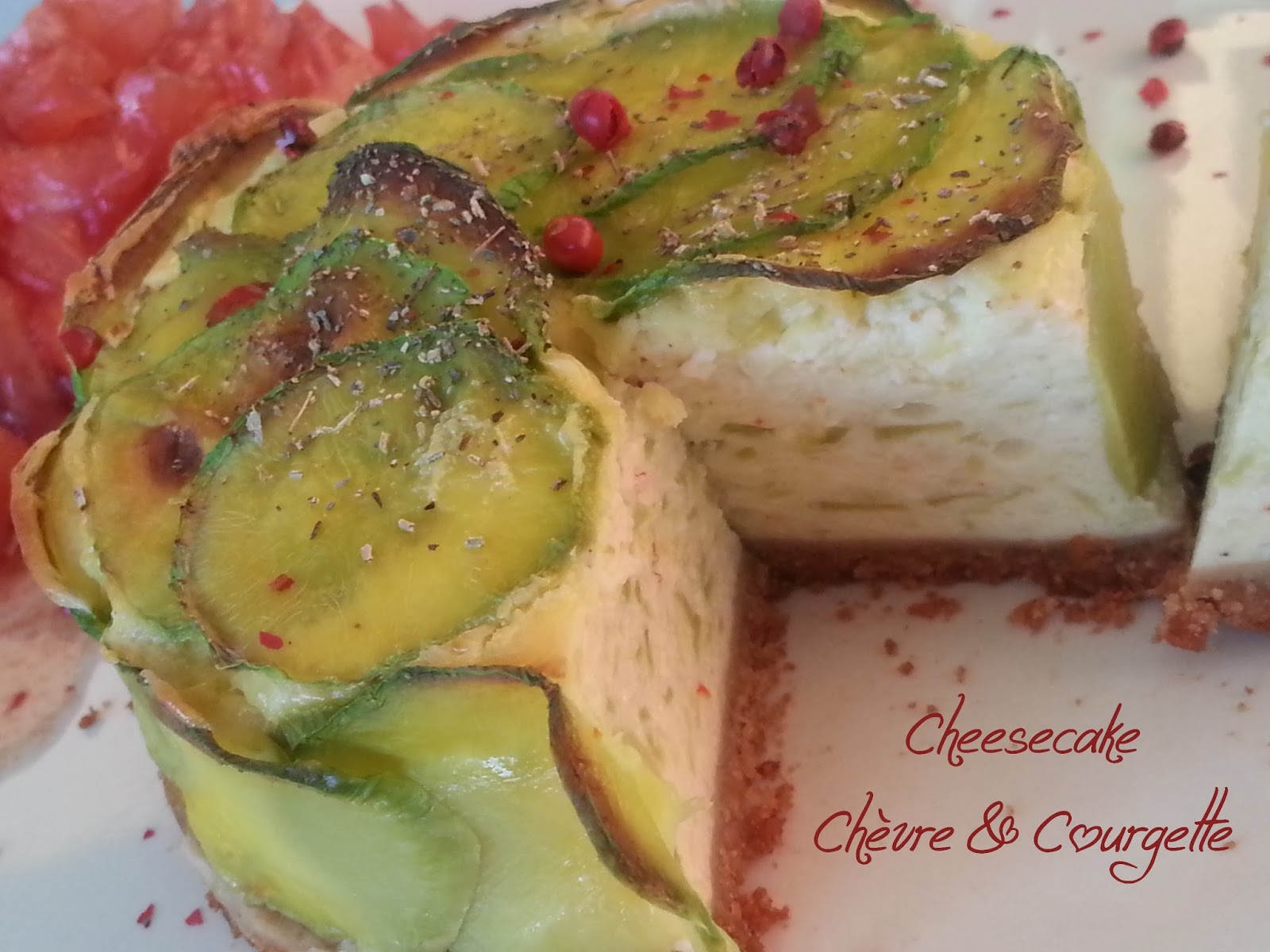 De Tambouille en Barbouille Cheese Cake Chèvre & Courgette