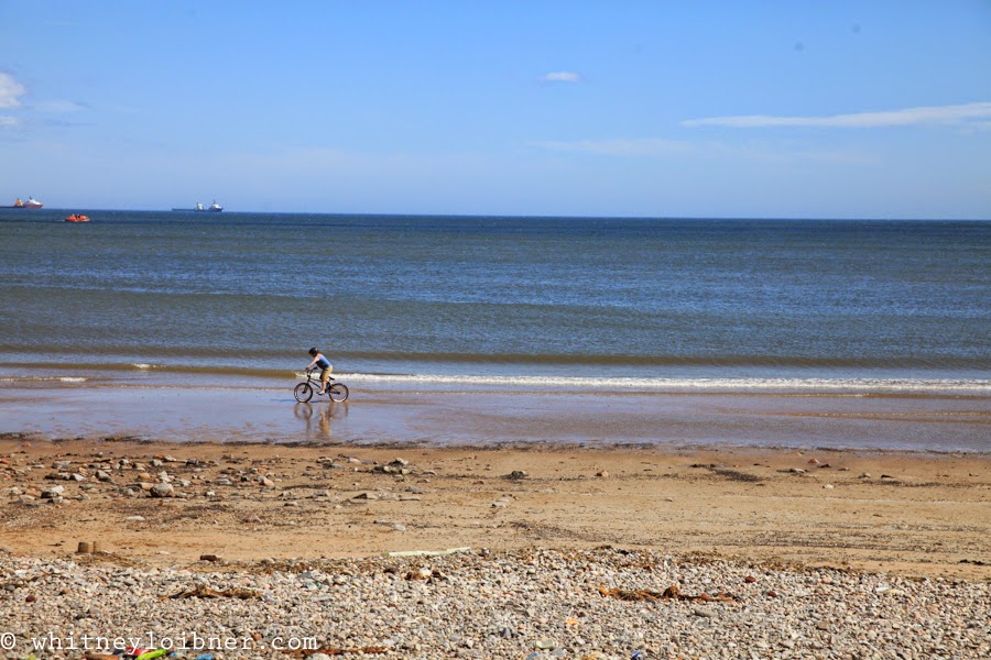 Aberdeen beach, Scotland coast