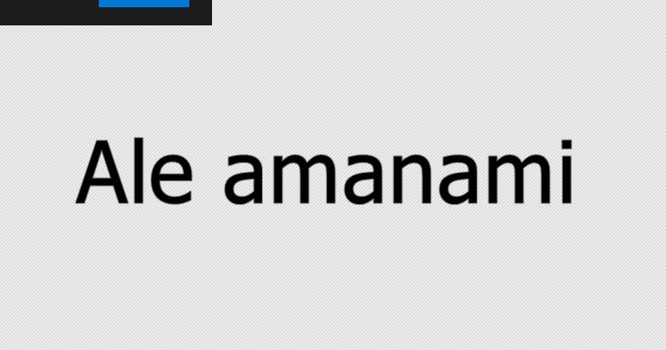Arti bahasa batak &quot;Ale amanami&quot; BangRingo