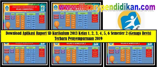 Download Aplikasi Raport Sd Kurikulum 2013 Kelas 1, 2, 3