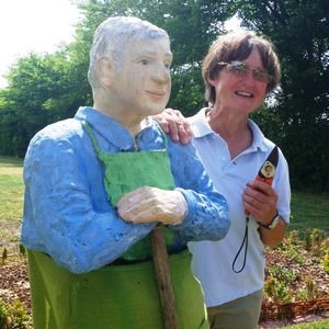 buste dans potager de la petite maison*