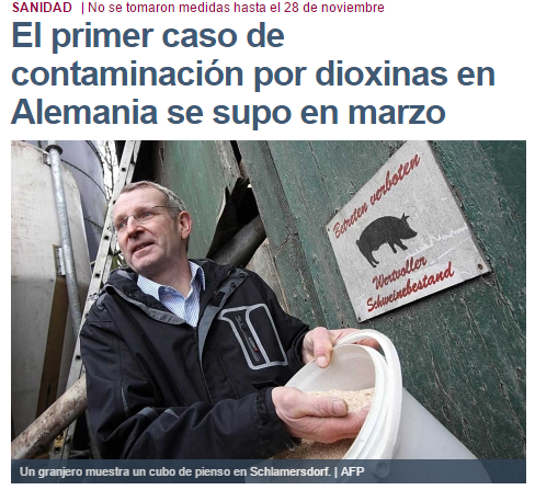 dioxinas en alimentos, dioxinas y cáncer, dioxinas y dieta