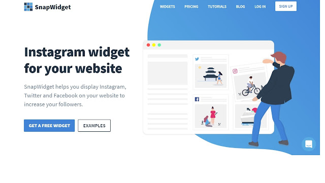 Cara Memasang Widget Instagram di Blog dengan SnapWidget