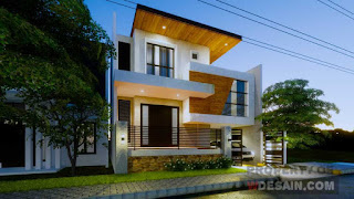 Rumah Minimalis Modern Ukuran 9x12 2 Lantai Desain Rumah Minimalis