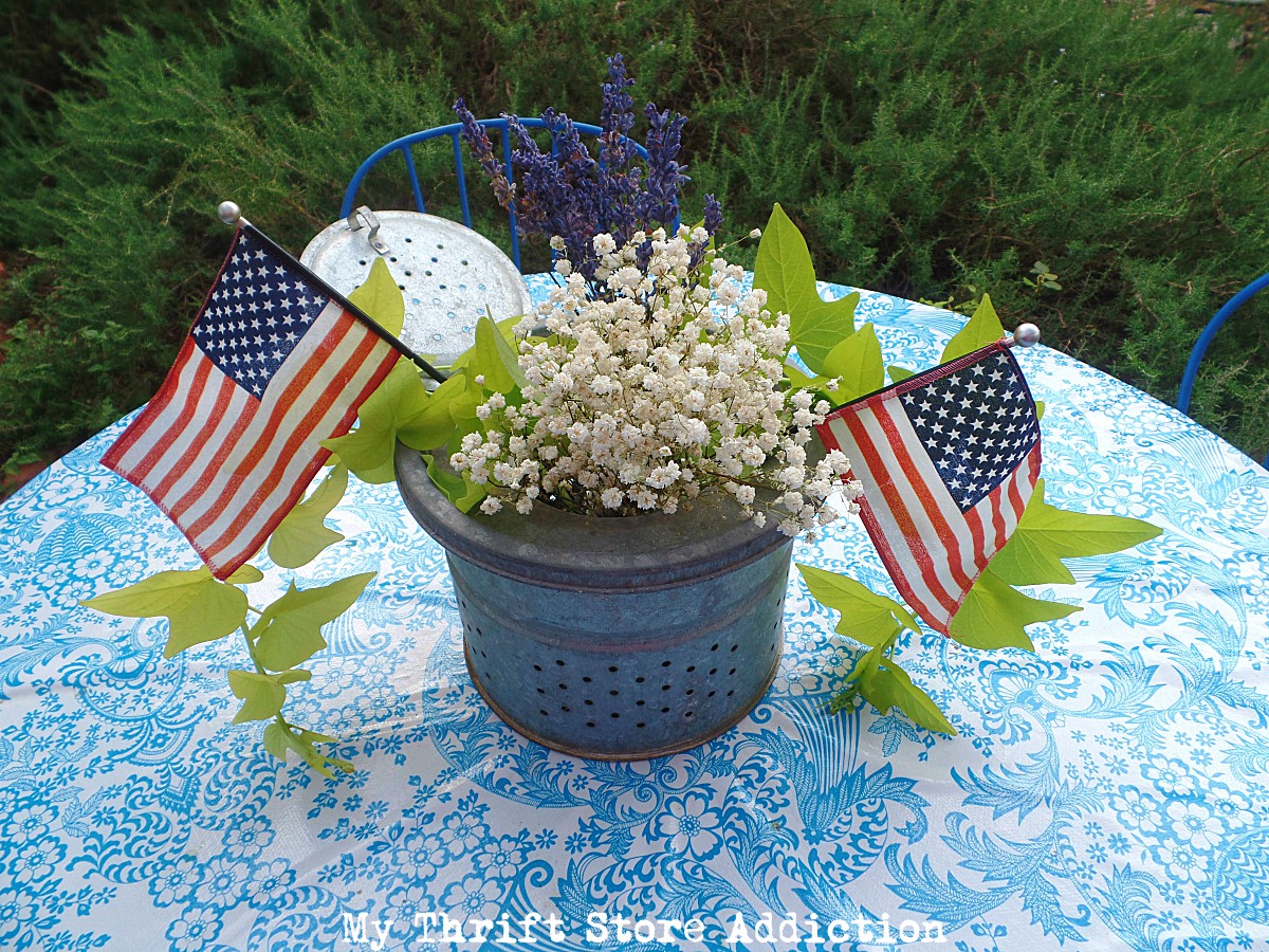 repurposed patriotic garden projects