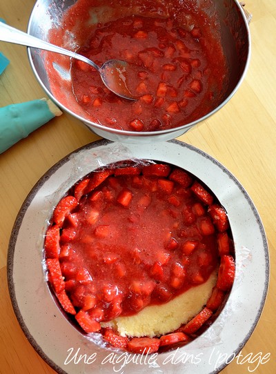 fraisier-garniture fraise