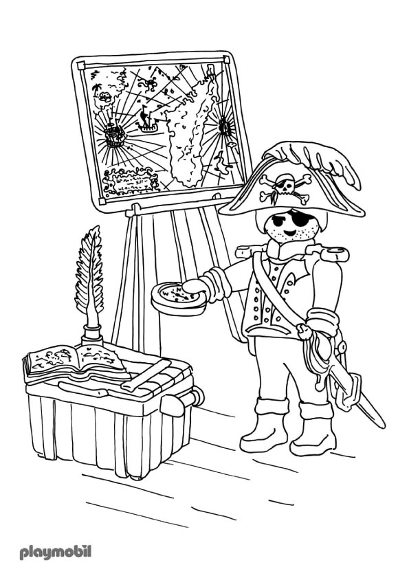 Coloriage pirate