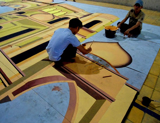 Gambar Dekoratif 3 Dimensi Motif Bangunan ~ MuaraArt.com