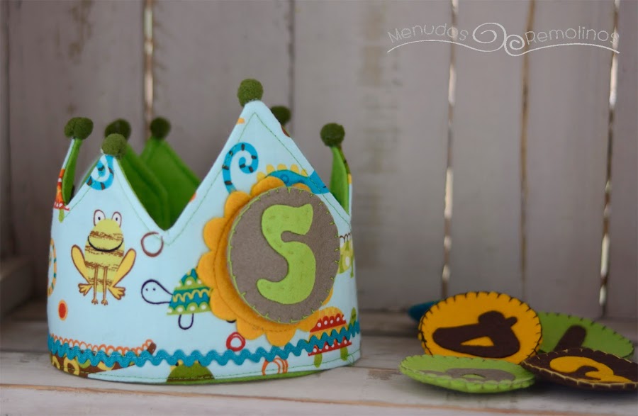 Corona de cumpleaños selva tropical