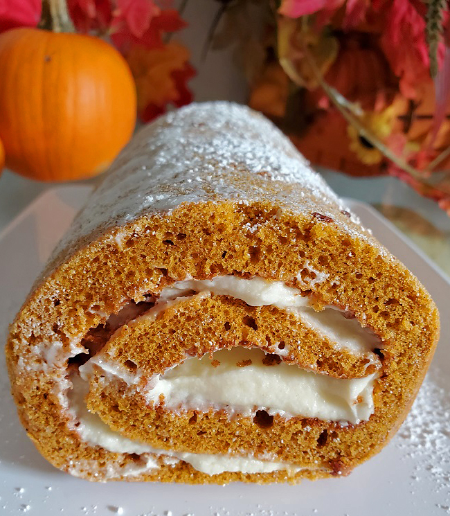 Traditional, simple & sweet: A pumpkin roll with cream cheese filling is  perfect for fall and the holidays