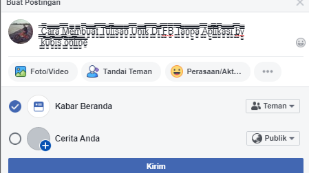 4 Cara Membuat Tulisan Unik Di Fb Tanpa Aplikasi Kupas Habis
