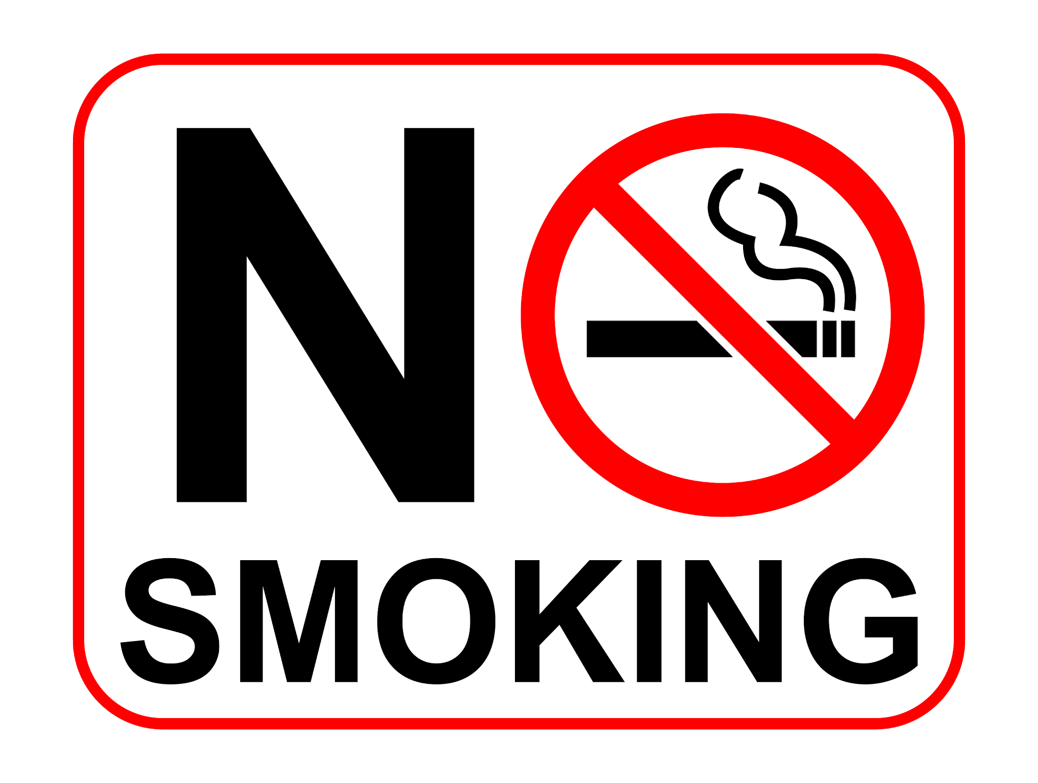 Vector No Smoking, Dilarang Meroko Png