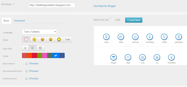Blog yazılarınızın sonuna smiley rating ekleme