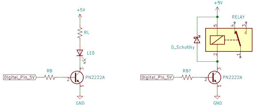 Relay driver circuit calculation picture