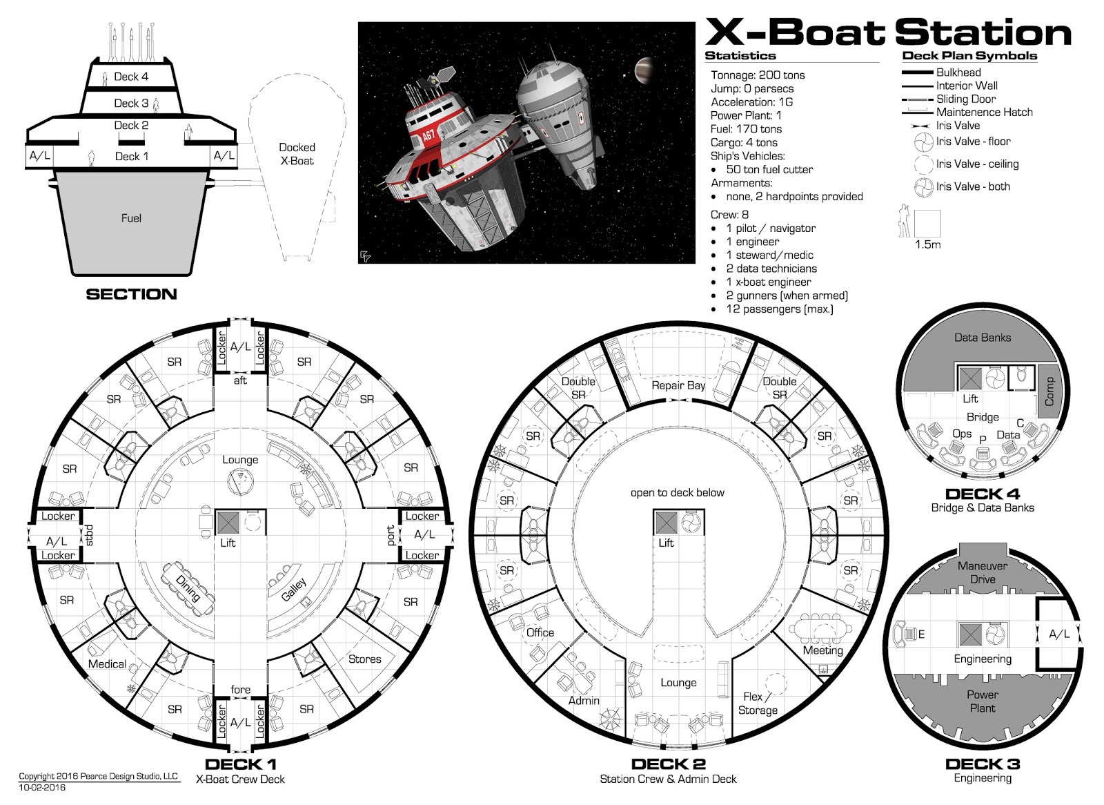 traveller rpg starship deck plan sharptooth class