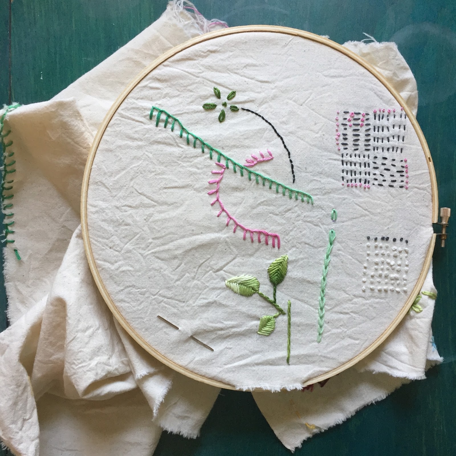 Kate Ward Zen Stitching Embroidery as Textile Art