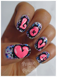 nail graffiti neon polish nails pause pens barry