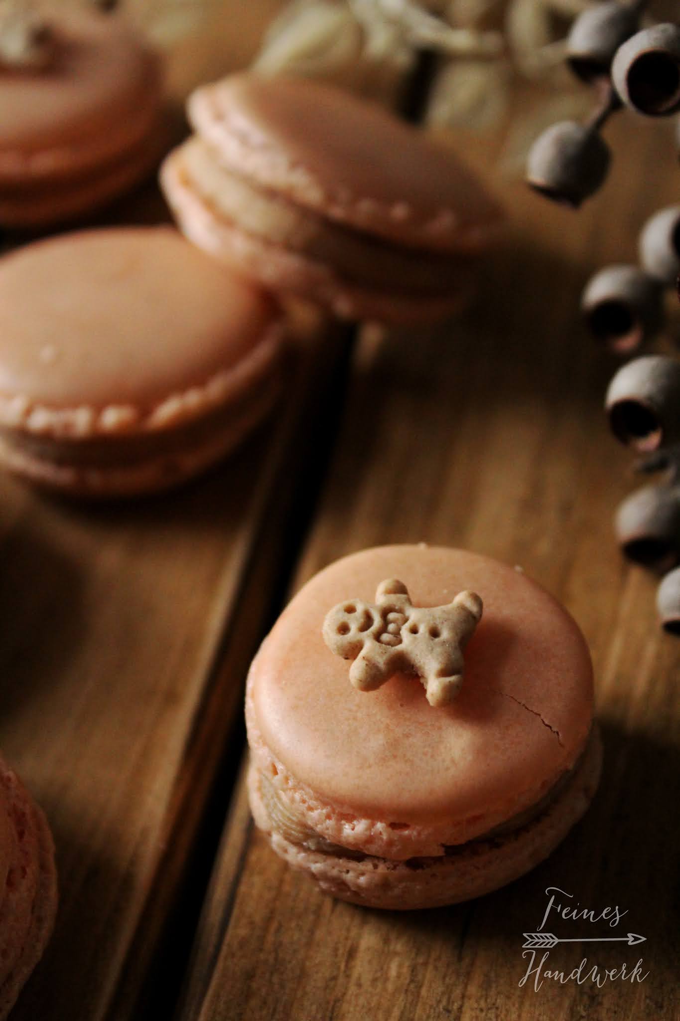 Feines Handwerk: Weihnachtliche Spekulatius Macarons Feines Handwerk: Weihnachtliche Spekulatius Macarons