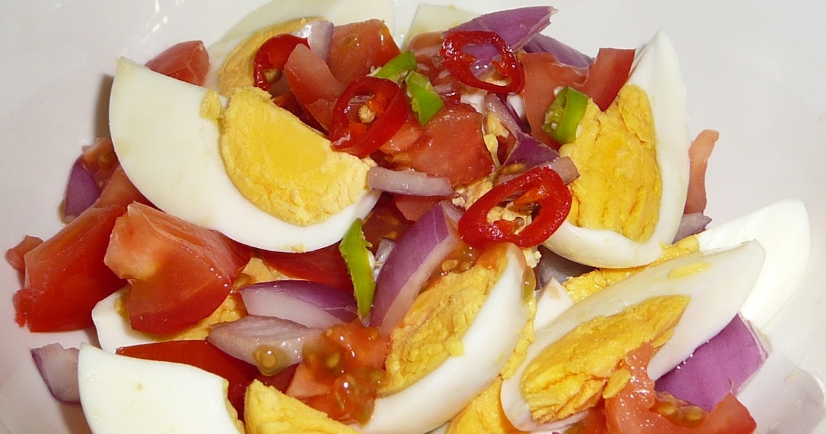 Pinoy Egg and Tomato Salad