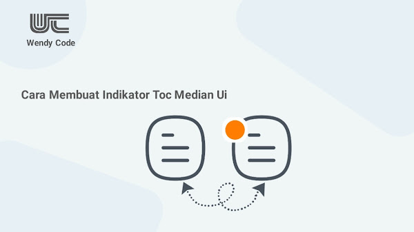 cara memasang indikator toc pada template median ui