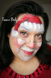 santa face claus painting christmas paint fotd diamond inspiration