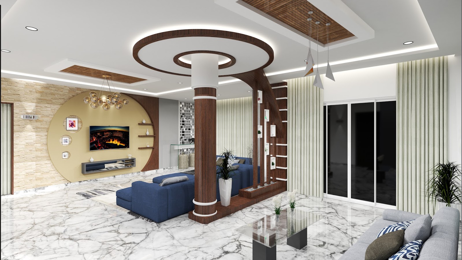 S3 Designs9: best hall designs || living room designs || interior