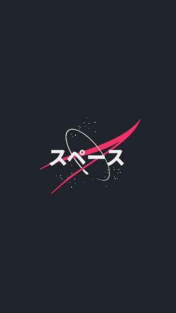 SPACE NASA LOGO JAPANESE HD PHONE WALLPAPER