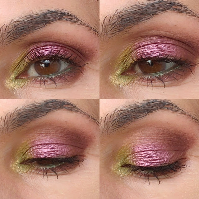 look verde y morado Cuatro maquillajes con LETHAL COSMETICS 10