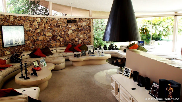 Elvis Honeymoon Hideaway Living Room, Palm Springs, California