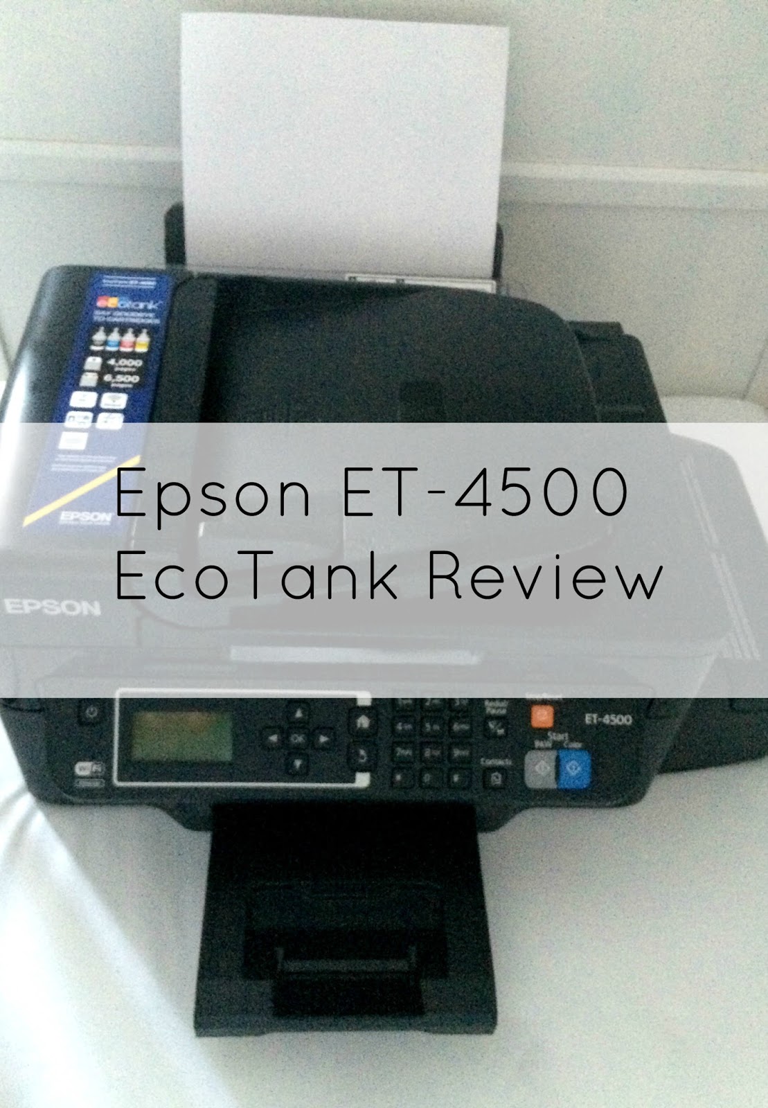 Epson EcoTank ET4500 Printer Review Newcastle Family Life