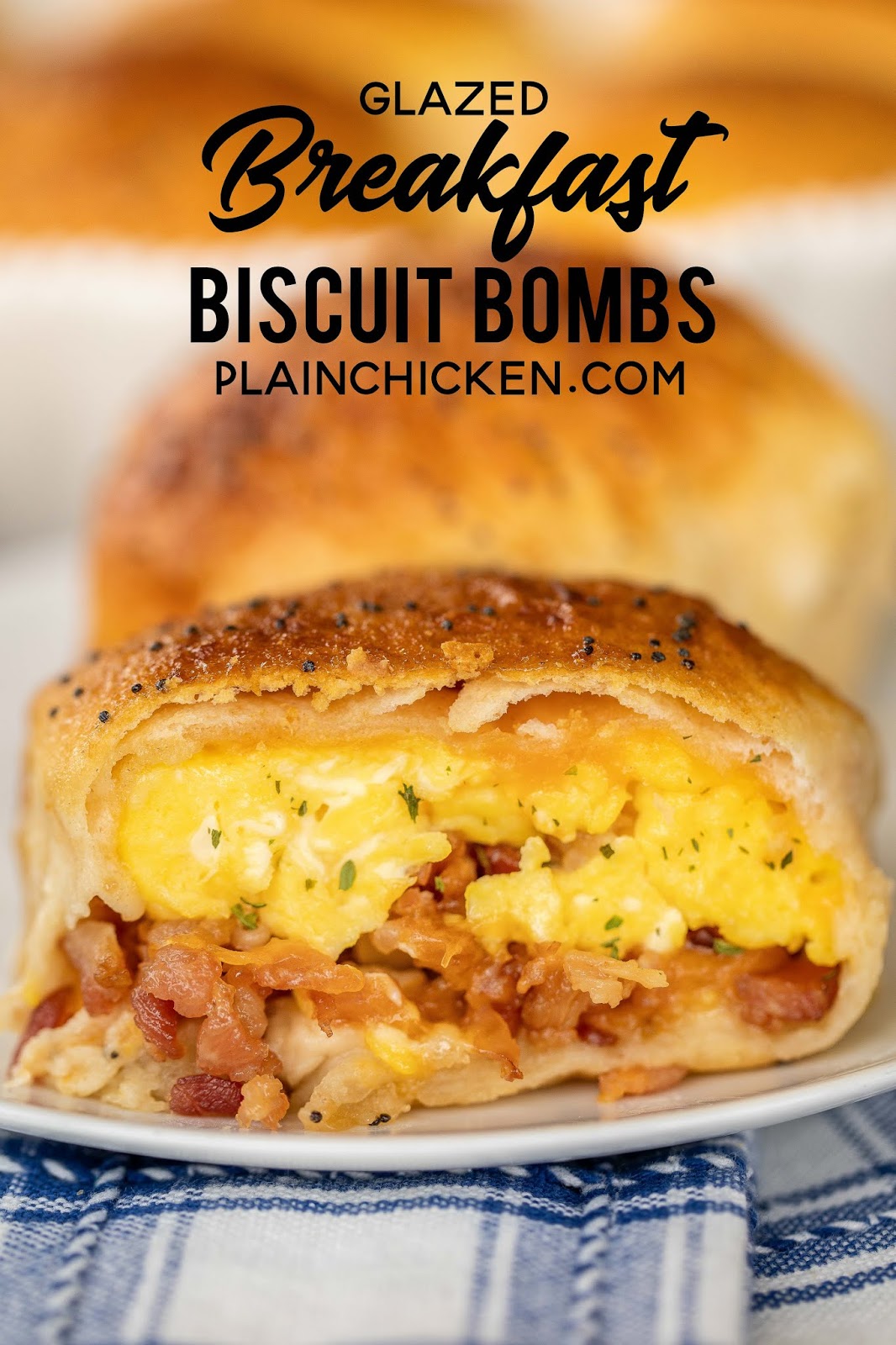 Glazed Breakfast Biscuit Bombs Plain Chicken®