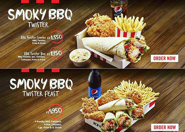 KFC Kuwait - NEW Smoky BBQ Twister from KFC