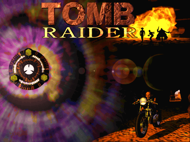 Tomb Raider DOS title