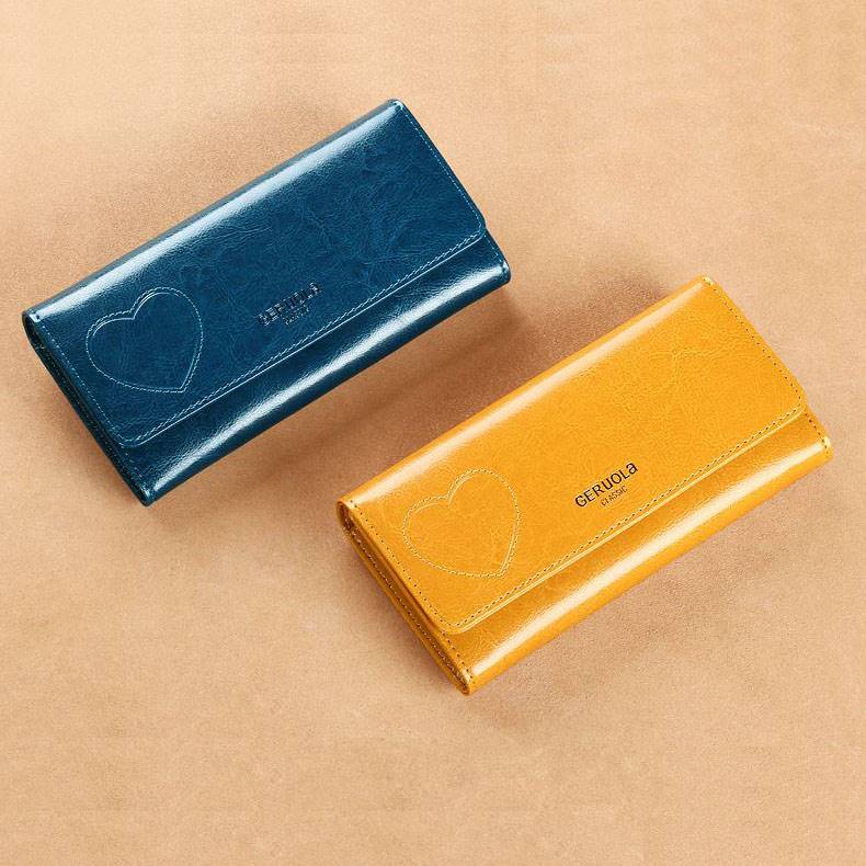 Ví Nữ Dài Da Bò Cao Cấp Chống Đánh Cắp Thông Tin Thẻ TVNN376