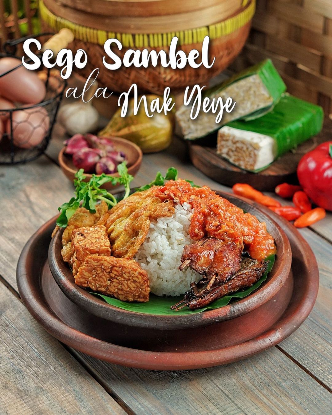 SEGO SAMBEL ala MAK YEYE - Resep Masakan nusantara