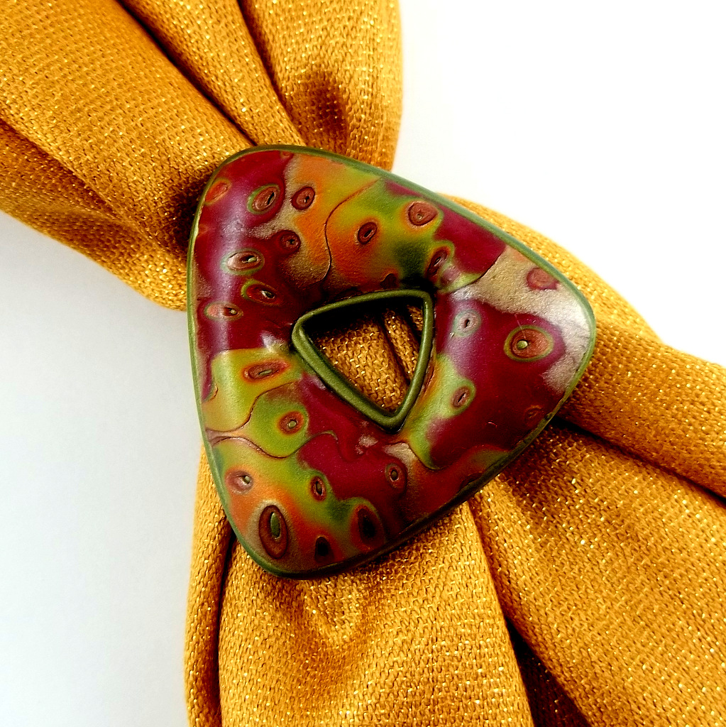 Scarf Clips.endless possibilities - Shades of Clay