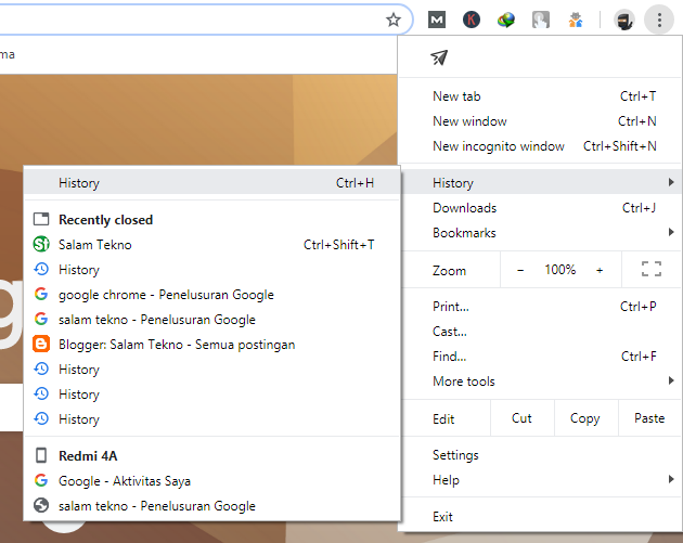 Cara Melihat History Google Chrome di Android, Komputer, dan yang Sudah