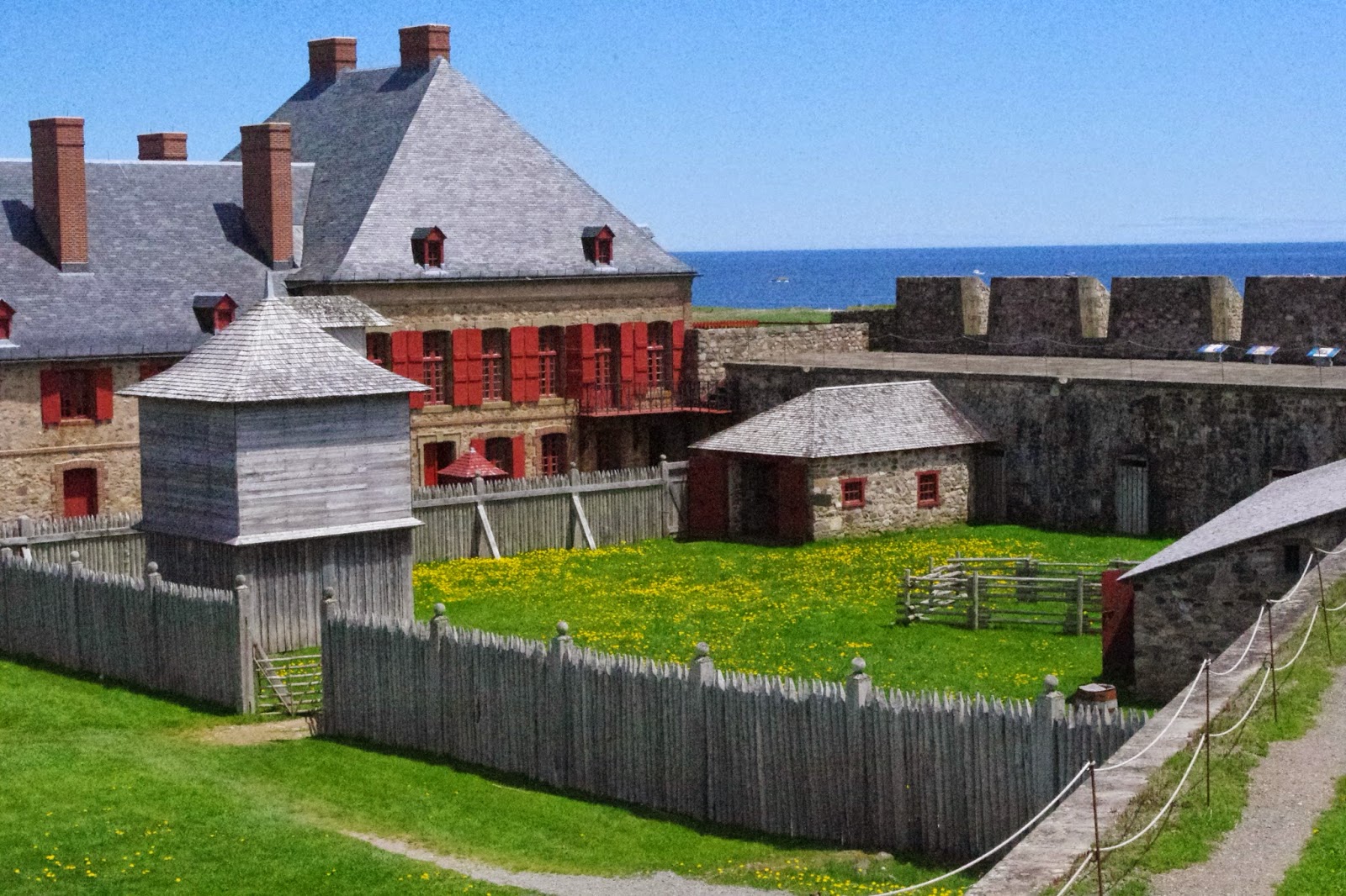 Table Top Trooper Maritimes Fortress Louisbourg Inside the Fortress