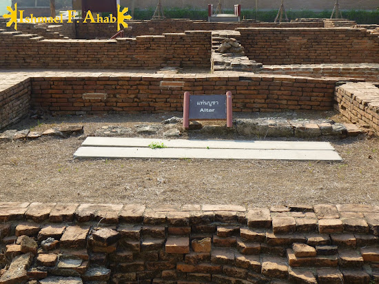 The ruined chapel in the old Portuguese settlement in Ayutthaya