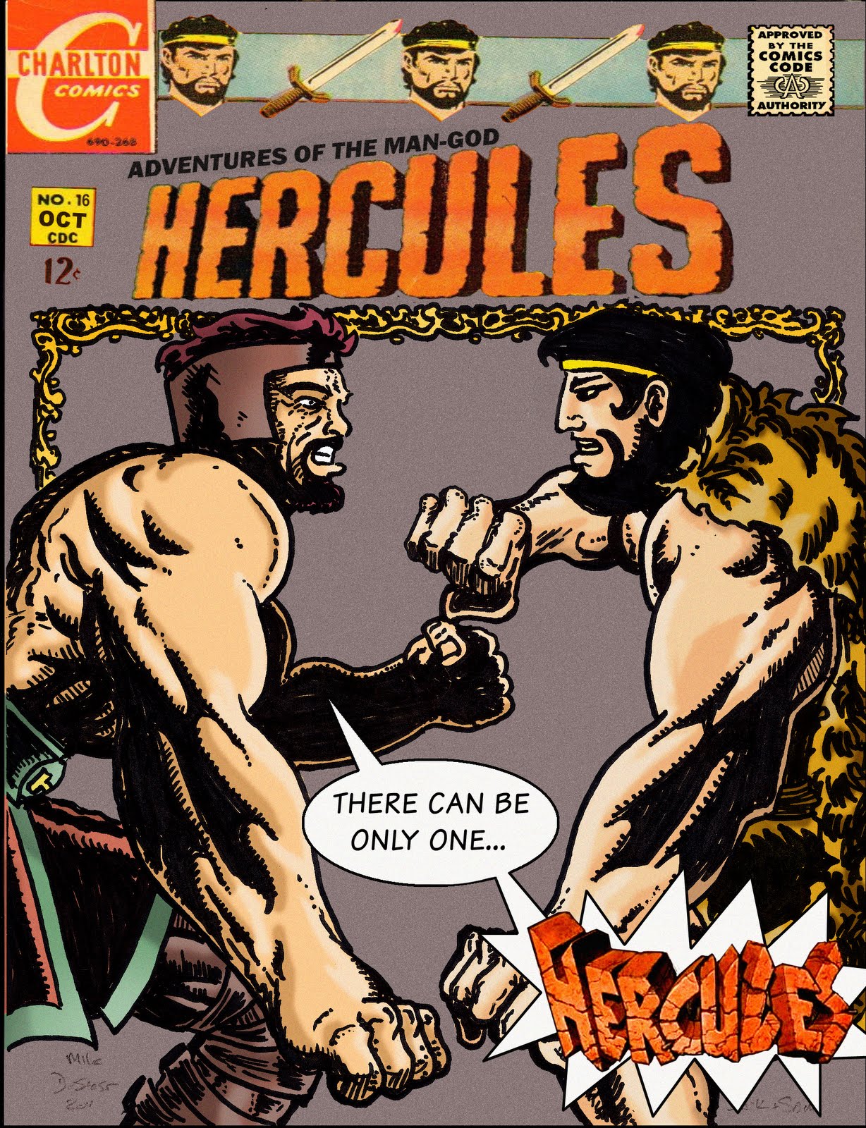 "I LOVE COMIC BOOKS!" HERCULES vs