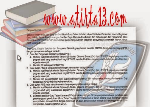 Pengajuan Nuptk Terbaru Tahun 2015