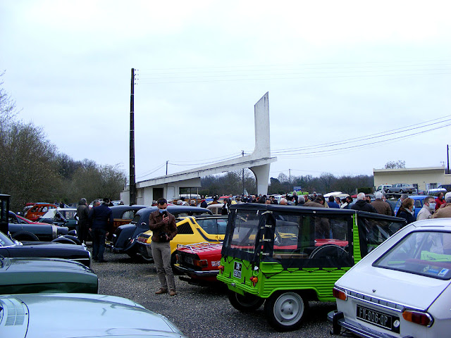Classic car meet, Indre et Loire, France. Photo by Loire Valley Time Travel.