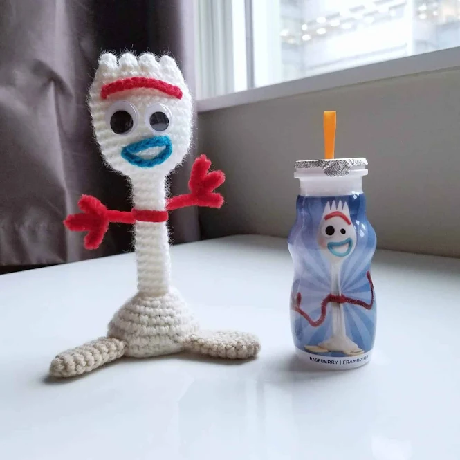 Toy Story 4 Forky Amigurumi FREE Crochet Pattern